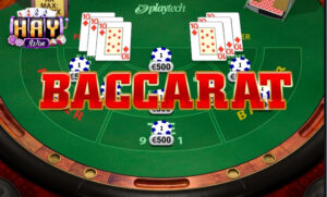 Không gian baccarat tối giản với ánh sáng và bố cục trực quan